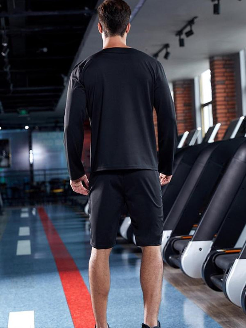 Longsleeves Neoprene Workout Sauna Compression Top