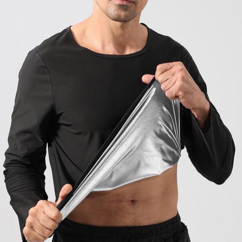 Men'S Sauna T-Shirts, Sweat Wicking Long Sleeve Sauna Top, Fall Outfits 2024, Sauna Shirt Men, Neoprene Workout Shirt, Compression Shirts, Back to School Clothes, Fall Outfits 2024, Gym Clothes, Fall Outfits, Fallfreshness